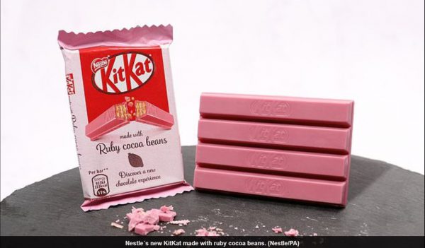 Ruby Pink KitKat Image