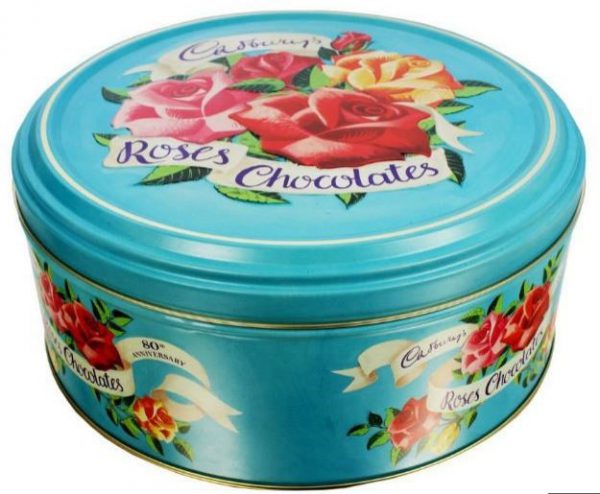 Cadbury's Roses Chocolates 80th Anniversary Tin. Image