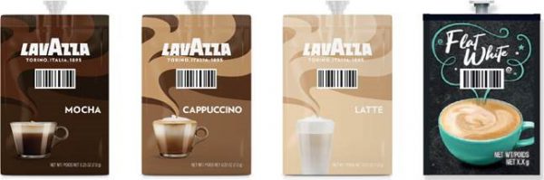 Showing the Lavazza Indulgence range pack images