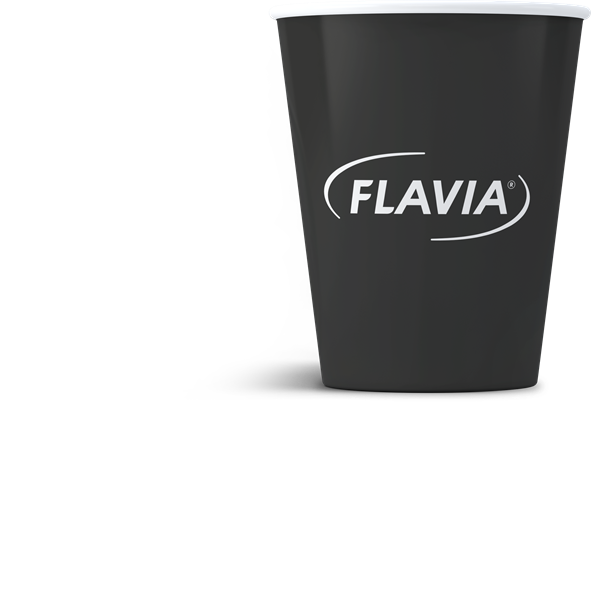 Image of new Flavia black paper cup